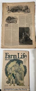 Grouping of Magazines Including Successful Farming, Ladies Home Journal, American Agriculturist and Farm Life