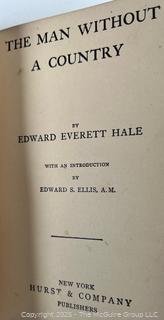 Grouping of Books Including Dairylea 100 Years of Service, Sears Roebuck 1909 Catalogue,  Dairy Laboratory Guide by Charles W. Melick, Little Pillows by Havergal and The Man Without a Country by Edward Everett Hale
 