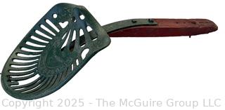 Walter A. Wood Cast Iron Seat Attached to Wooden Tongue. Hoosic Falls NY