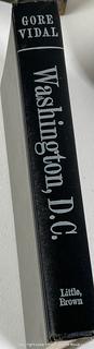 Group Including Slate Heart Welcome Sign, Brass Binoculars, Thinker Figurine Etc. 
