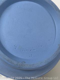 Wedgwood Jasperware Blue Planter and Lid