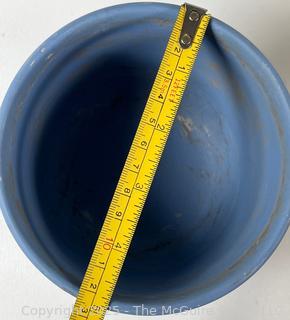 Wedgwood Jasperware Blue Planter and Lid