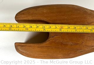 Rug Beater and Large Wooden "T" Wrench