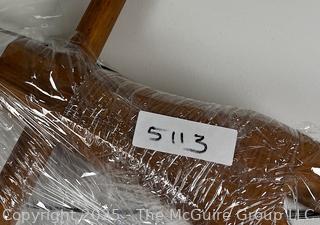 Rug Beater and Large Wooden "T" Wrench