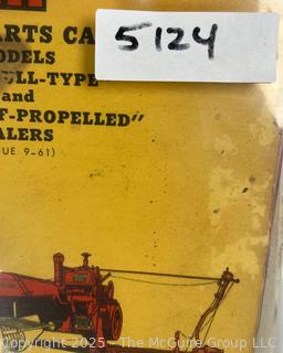 6 Original Operator Manuals. Farm Tractors and Machinery