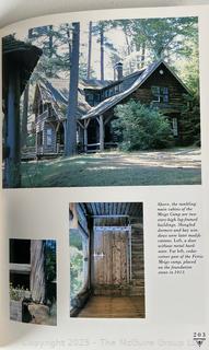Two (2) HB Coffee Table Books.  Great Camps of the Adirondacks by Kaiser and American Barns by Stanley Schuler