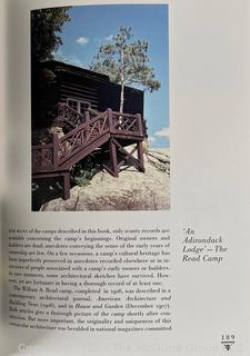 Two (2) HB Coffee Table Books.  Great Camps of the Adirondacks by Kaiser and American Barns by Stanley Schuler