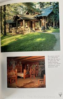 Two (2) HB Coffee Table Books.  Great Camps of the Adirondacks by Kaiser and American Barns by Stanley Schuler