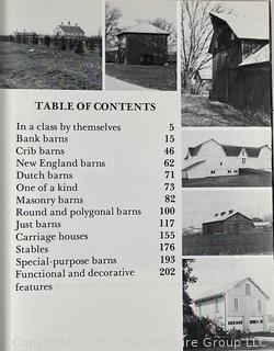 Two (2) HB Coffee Table Books.  Great Camps of the Adirondacks by Kaiser and American Barns by Stanley Schuler