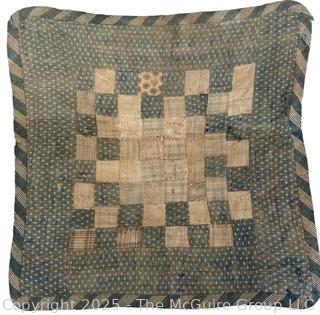 McGuire Quilt Patch. Framed Under Glass