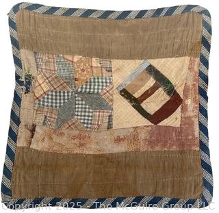 McGuire Quilt Patch. Framed Under Glass