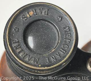 Brass Military Binoculars, Nutmeg Grater, Glass Handle Wax Seal, Axe Paperweight Etc.