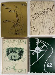 Four Greenwich NY School Yearbooks.  Years 1946, 1959, 1960 and 1962