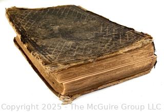Leather Bound HB Book Daniel Boone by W.H. Bogart. 1857 