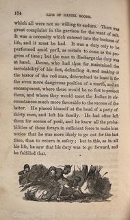 Leather Bound HB Book Daniel Boone by W.H. Bogart. 1857 