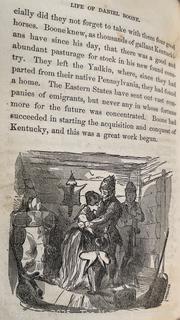 Leather Bound HB Book Daniel Boone by W.H. Bogart. 1857 