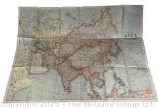 1921 National Geographic Map of Asia