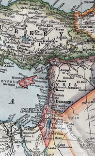 1921 National Geographic Map of Asia
