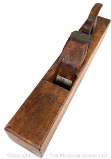22"L Wooden Smoothing Plane. 3 5"W