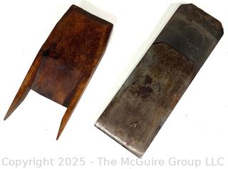 22"L Wooden Smoothing Plane. 3 5"W