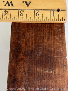 22"L Wooden Smoothing Plane. 3 5"W