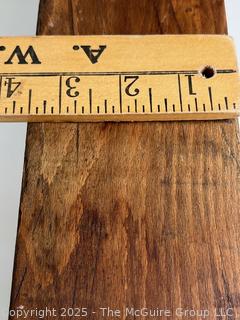 22"L Wooden Smoothing Plane. 3 5"W
