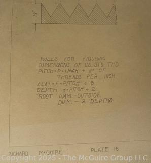 RTM's High School Mechanical Drawing Set and School Projects