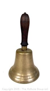 Brass with Wood Handle Hand Bell