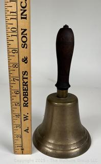 Brass with Wood Handle Hand Bell