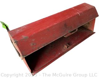 Fender Mounted Metal Toolbox for Tractor