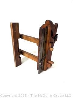 Antique Wooden Adjustable Plough Plane 