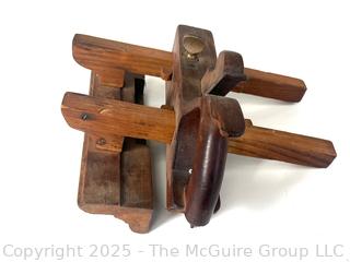 Antique Wooden Adjustable Plough Plane 