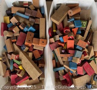 Large Grouping of Children's Building Blocks