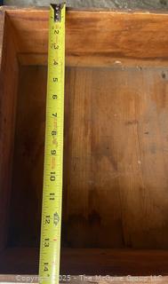 Two (2) Vintage Wooden Display Boxes