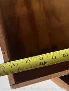 Two (2) Vintage Wooden Display Boxes