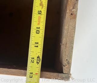 Two (2) Vintage Wooden Display Boxes