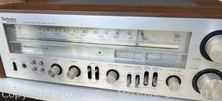 Technics Stereo Receiver Model SA-500. Powers up. 
