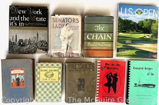 Mixture of Nine (9) Books, Programs & Recipe Booklets