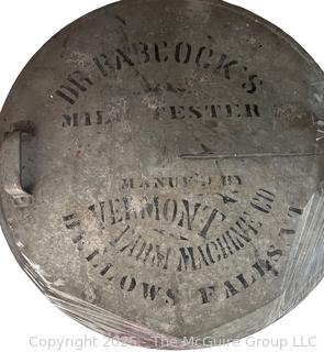 Dr. Babcock's Milk Tester Manufactured by Vermont Farm Machine Co., Bellows Falls, VT