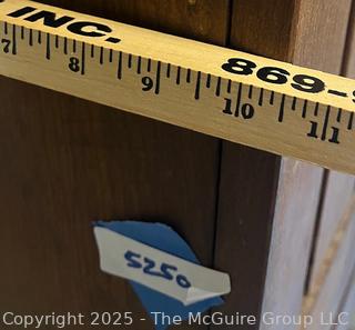 Two Door Over One Drawer Hanging Wall Cabinet with Inside Shelves