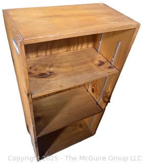 Pine Cabinet w/ Two Adjustable Shelves