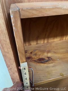 Pine Cabinet w/ Two Adjustable Shelves