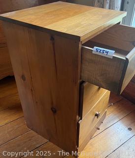 Three (3) Drawer Bedside Table