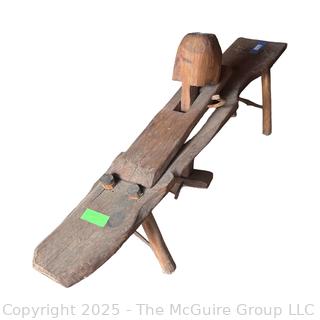 Shaving Horse Foot Vice