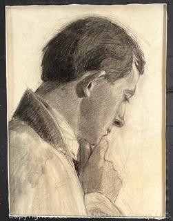 Framed Under Glass Charcoal on Paper of Boats Signed by Artist Jennie Mae McGuire 2 Sided (WAS 675 and 678) <br> 

<br><br>

Removal Options:<br><br> Sat (Nov 8) & Sun (Nov 9) 11-3pm, 56 Scotch Hill Rd., Cambridge NY 12816<br><br>

Sat (Nov 15) 12-2pm, TMG Warehouse, 2800 Juniper St., Fairfax, VA 22031<br><br>

Request Shipping (david@themcguiregroupllc.com)