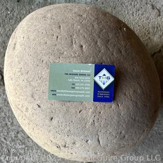 Large Cobble Stone (Business Card Gives You Perspective)