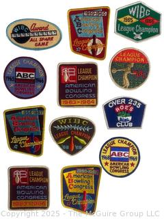 Bowling Trophy Patches