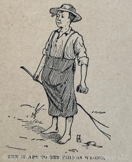 Soft Cover Book Titled Samantha: Among The Brethren 1897 by Josiah Allen's Wife (Marietta Holley)