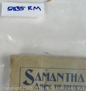 Soft Cover Book Titled Samantha: Among The Brethren 1897 by Josiah Allen's Wife (Marietta Holley)