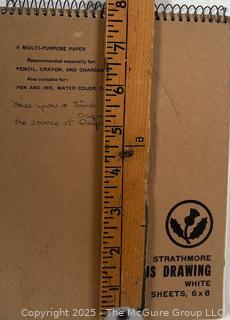 Circa 1910 Sketch Book of Jennie Mae McGuire. See all the Photos in the Gallery. Measures 6 x 8" 
